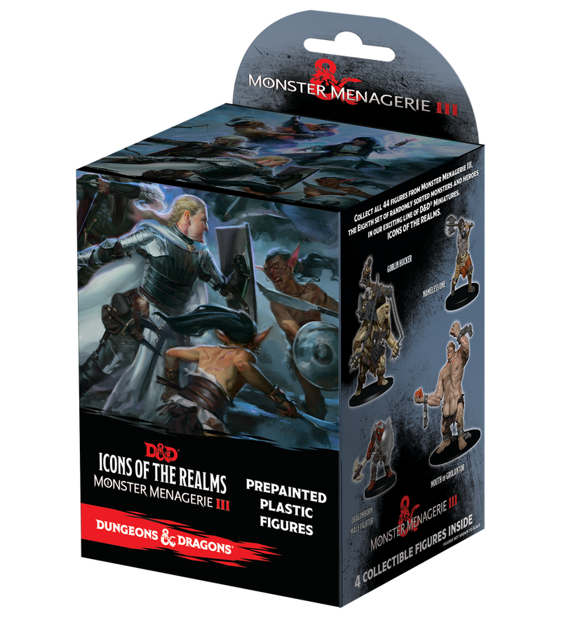 Wizkids D&D Minis Icons of the Realms 8: Monster Menagerie 3 Booster
