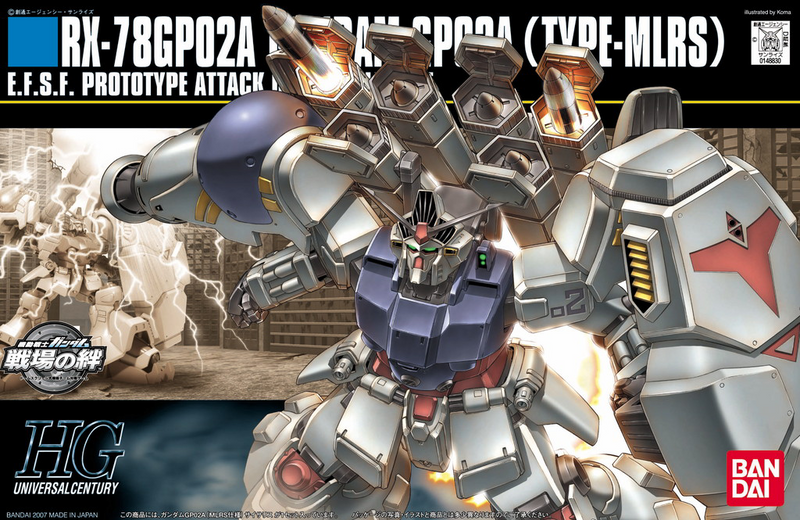 Bandai 1/144 HGUC RX-78 Gundam GP02 MLRS Custom "Gundam 0083"