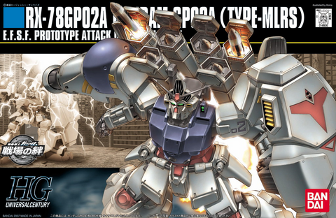 Bandai 1/144 HGUC RX-78 Gundam GP02 MLRS Custom "Gundam 0083"
