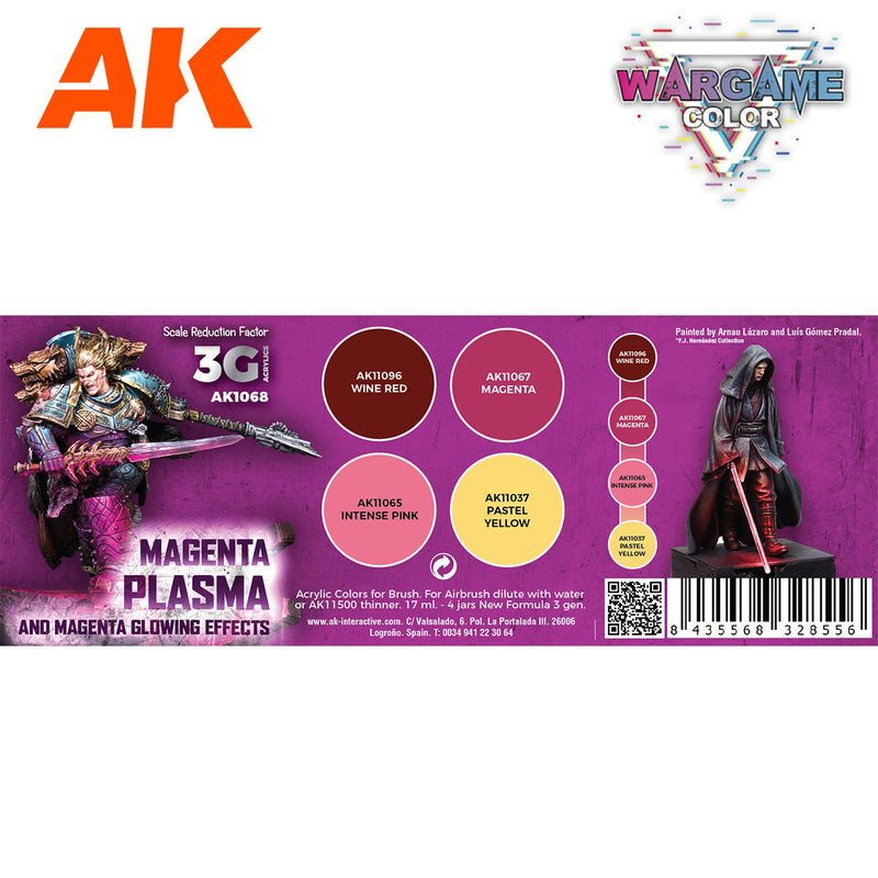 AK Interactive Paint Set Magenta Plasma and Glow Effect