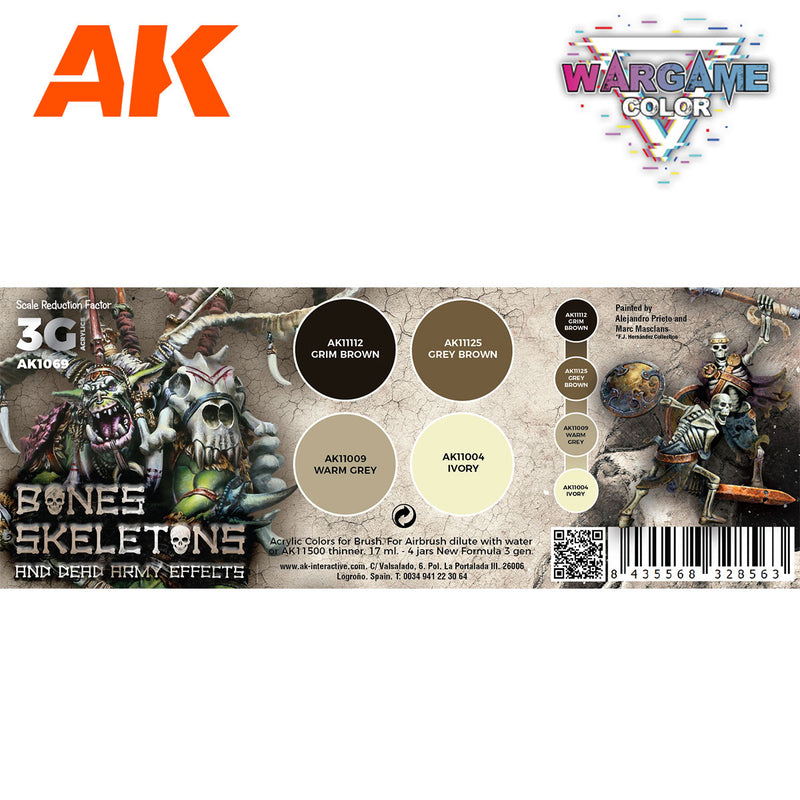 AK Interactive Paint Set Bones and Skeletons