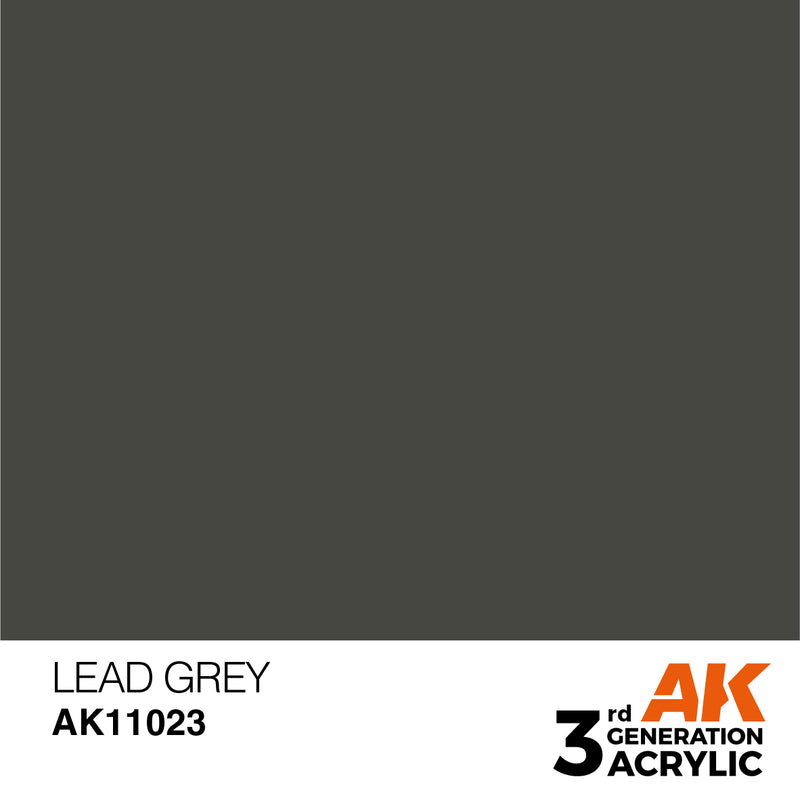 AK Interactive 3rd Gen Acrylic Lead Grey 17ml