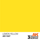 AK Interactive 3rd Gen Acrylic Lemon Yellow 17ml