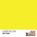 AK Interactive 3rd Gen Acrylic Laser Yellow 17ml
