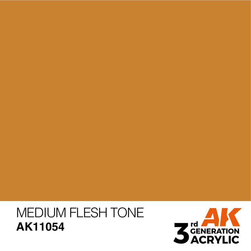 AK Interactive 3rd Gen Acrylic Medium Flesh Tone 17ml