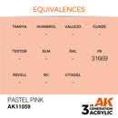 AK Interactive 3rd Gen Acrylic Pastel Pink 17ml