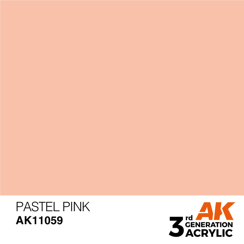 AK Interactive 3rd Gen Acrylic Pastel Pink 17ml