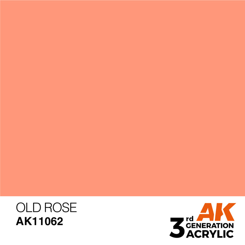 AK Interactive 3rd Gen Acrylic Old Rose 17ml