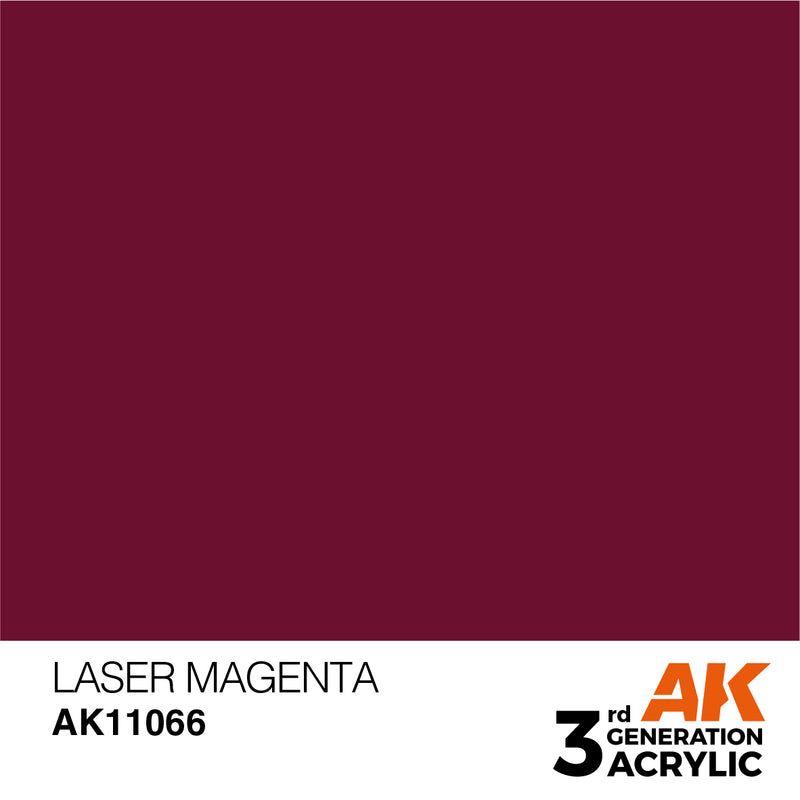 AK Interactive 3rd Gen Acrylic Laser Magenta 17ml