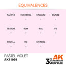 AK Interactive 3rd Gen Acrylic Pastel Violet 17ml