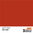 AK Interactive 3rd Gen Acrylic Matt Red 17ml
