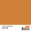 AK Interactive 3rd Gen Acrylic Light Brown 17ml