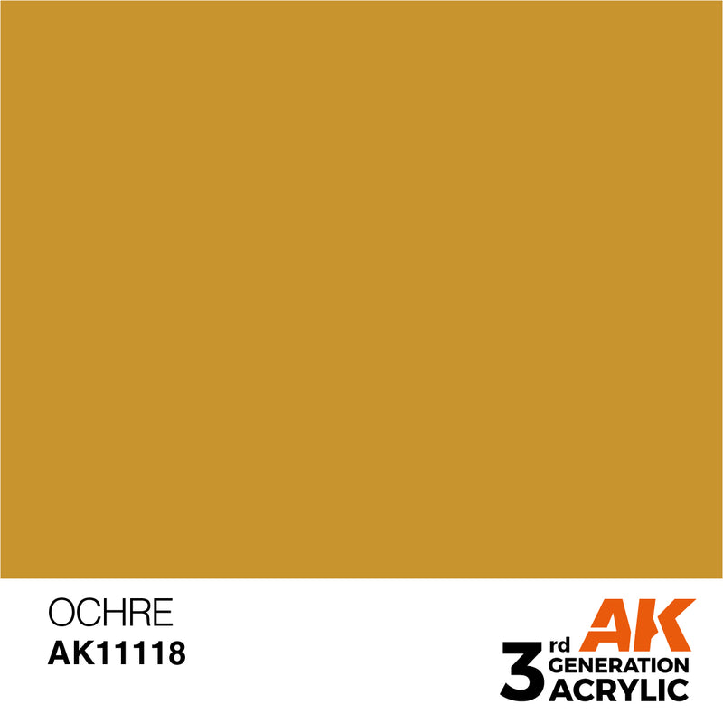 AK Interactive 3rd Gen Acrylic Ochre 17ml