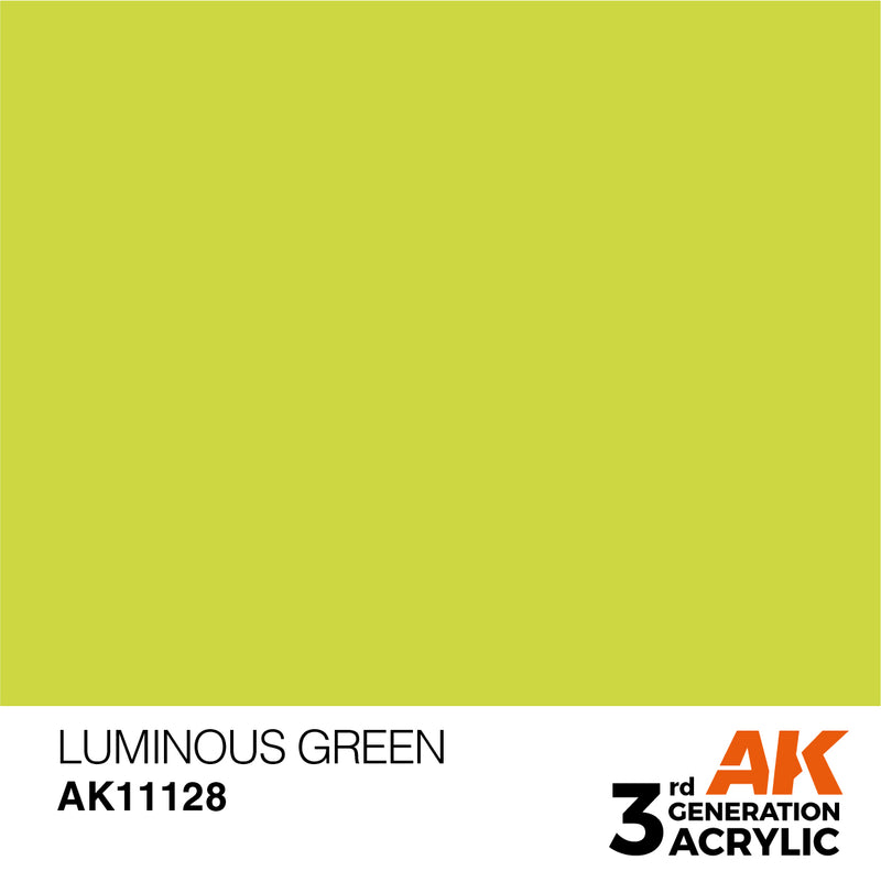 AK Interactive 3rd Gen Acrylic Luminous Green 17ml