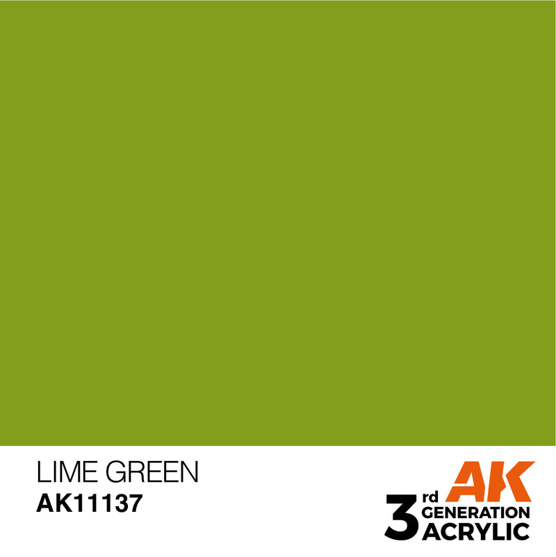 AK Interactive 3rd Gen Acrylic Lime Green 17ml