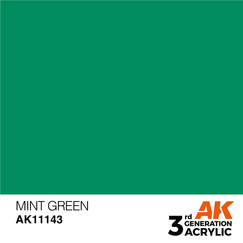 AK Interactive 3rd Gen Acrylic Mint Green 17ml