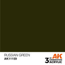 AK Interactive 3rd Gen Acrylic Russian Green 17ml
