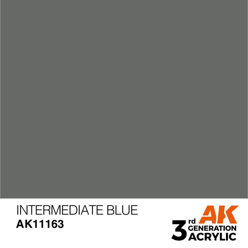 AK Interactive 3rd Gen Acrylic Intermediate Blue 17ml