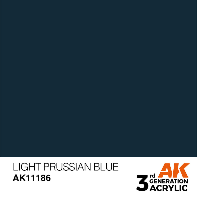 AK Interactive 3rd Gen Acrylic Light Prussian Blue 17ml