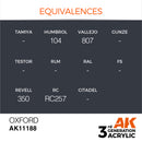 AK Interactive 3rd Gen Acrylic Oxford 17ml