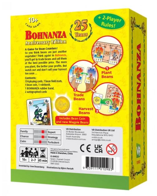 Cg Bohnanza 25th Anniversary Edition