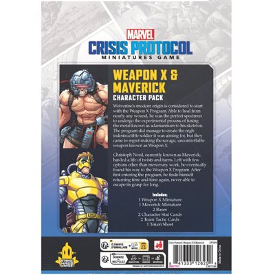 Mcp153 Marvel Crisis Protocol Weapon X and Maverick