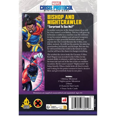MCP112 Marvel Crisis Protocol Bishop & Nightcrawler