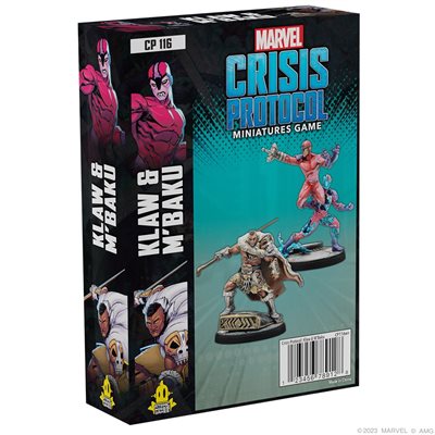 Mcp116 Marvel Crisis Protocol Klaw & M'baku Character Pack