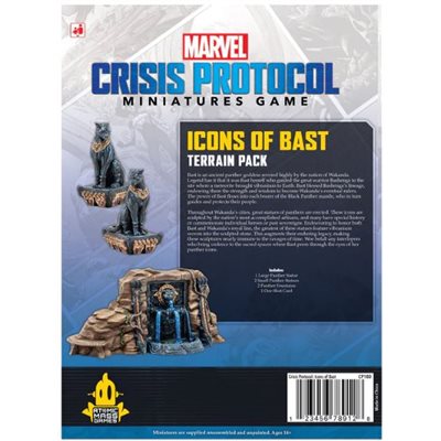 MCP180 Marvel Crisis Protocol Icons of Bast Terrain Pack