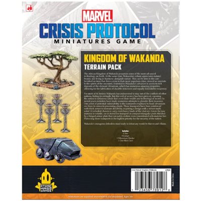 MCP59 Marvel Crisis Protocol Kingdom of Wakanda Terrain Pack