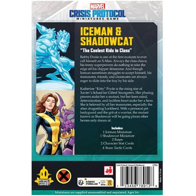 MCP96 Marvel Crisis Protocol Iceman & Shadowcat