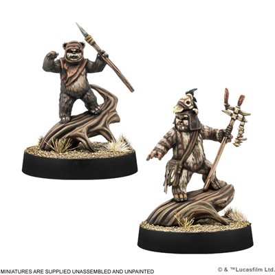 SWL110 Star Wars Legion Logray and Wicket
