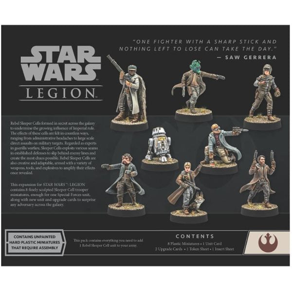 SWL133 Star Wars Legion Star Wars Rebel Sleeper Cell Unit Expansion