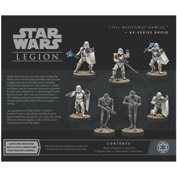 SWL134 Star Wars Legion Imperial Riot Control Squad Unit Expansion