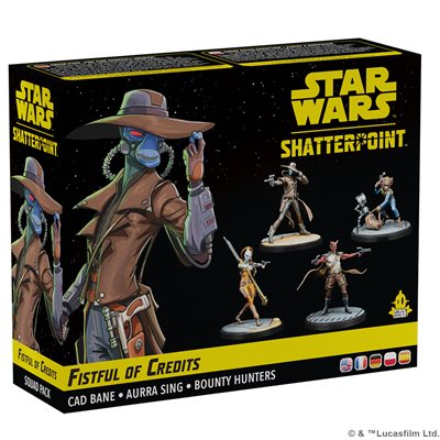 SWP09 Star Wars Shatterpoint: Fistful of Credits Cad Bane Squad Pack
