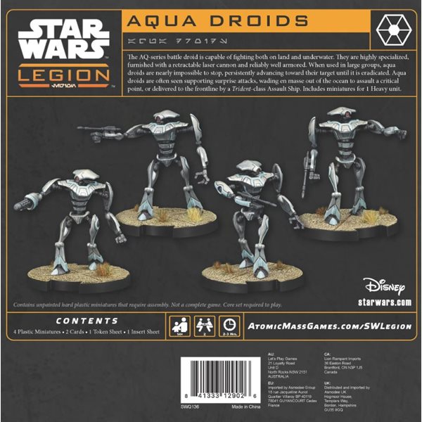 SWQ136 Star Wars Legion Aqua Droids Expansion