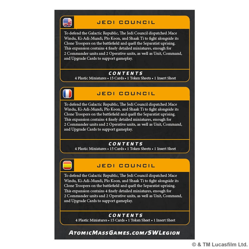 SWQ143 Star Wars: Legion: Jedi Council