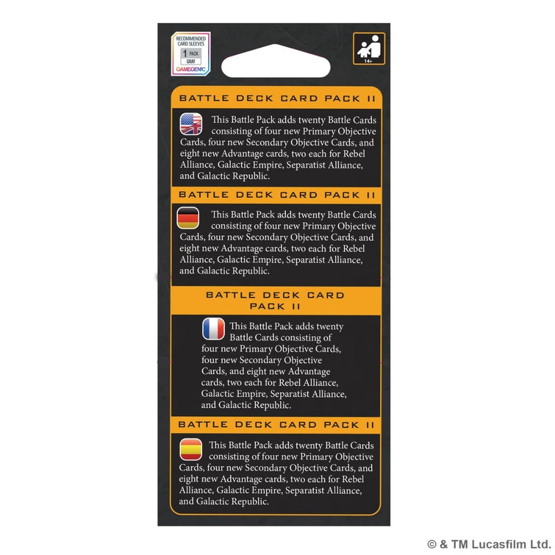 Star Wars Legion: Battle Card Pack II