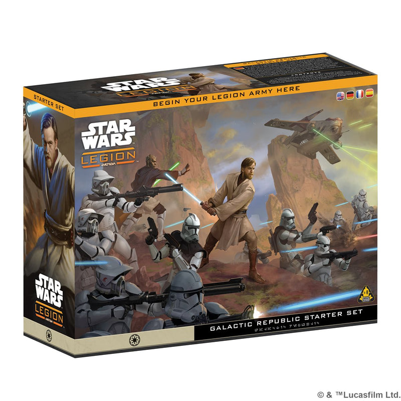*Pre-Order* SWQ19 Star Wars Legion Galactic Republic Starter Set *Releases Oct Friday, 31th*
