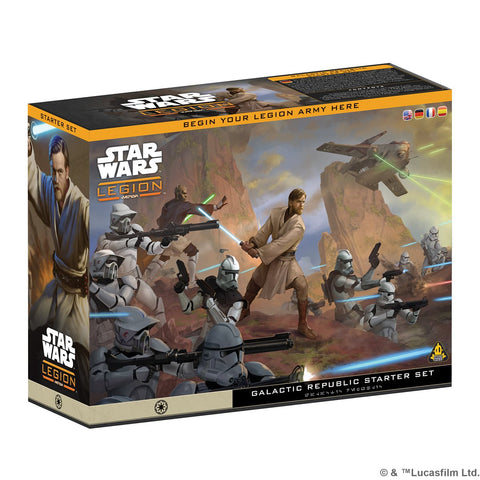 *Pre-Order* SWQ19 Star Wars Legion Galactic Republic Starter Set *Releases Oct Friday, 31th*