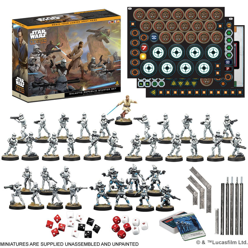 *Pre-Order* SWQ19 Star Wars Legion Galactic Republic Starter Set *Releases Oct Friday, 31th*