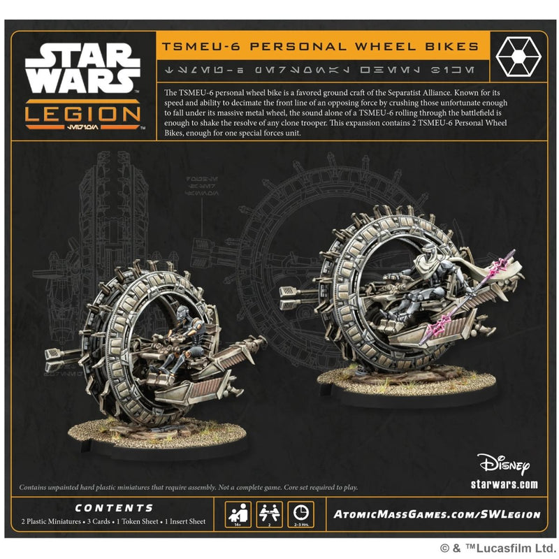Star Wars Legion TSMEU-6 Personal Wheel Bikes