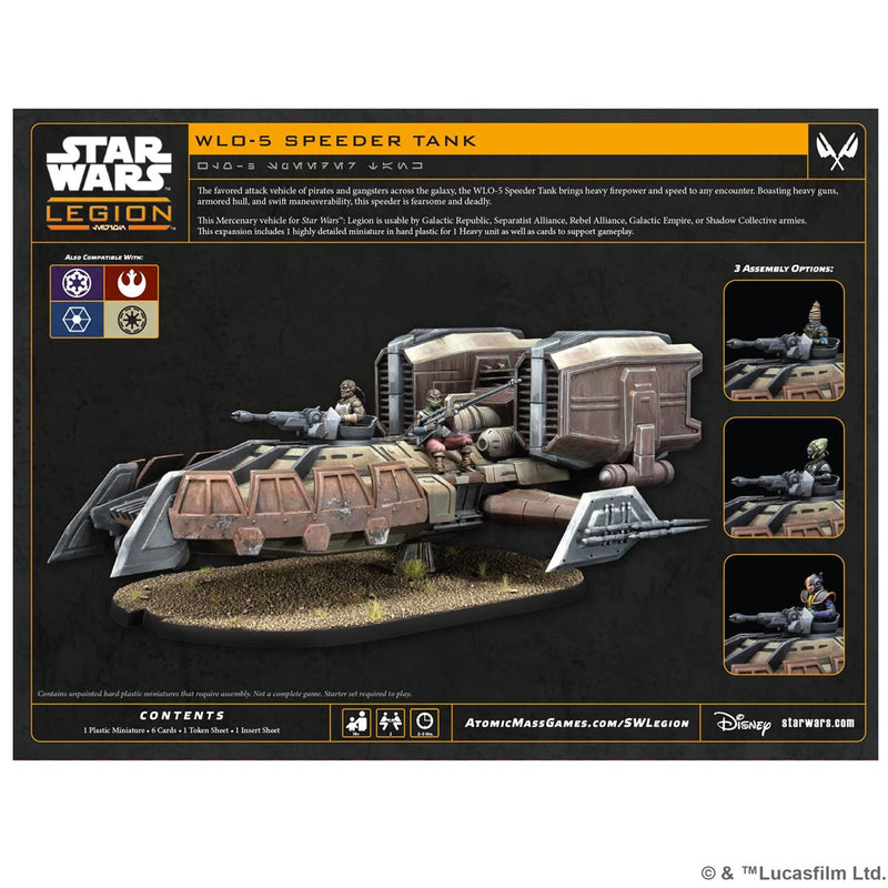 SWL59 Star Wars Legion WLO-5 Speeder Tank Unit