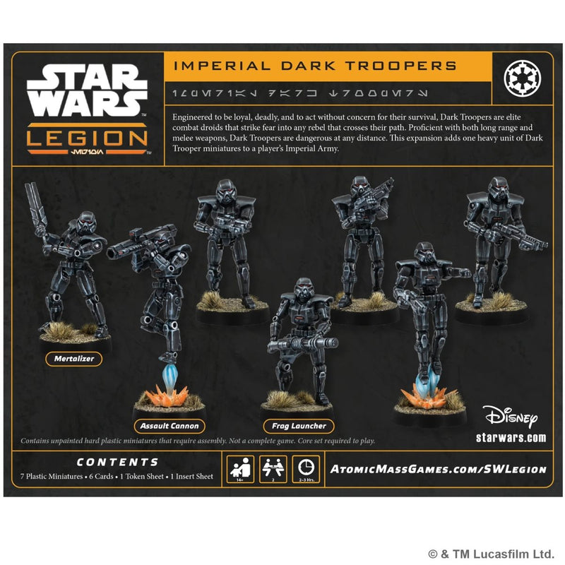 SWQ63 Star Wars Legion Dark Troopers Unit Expansion