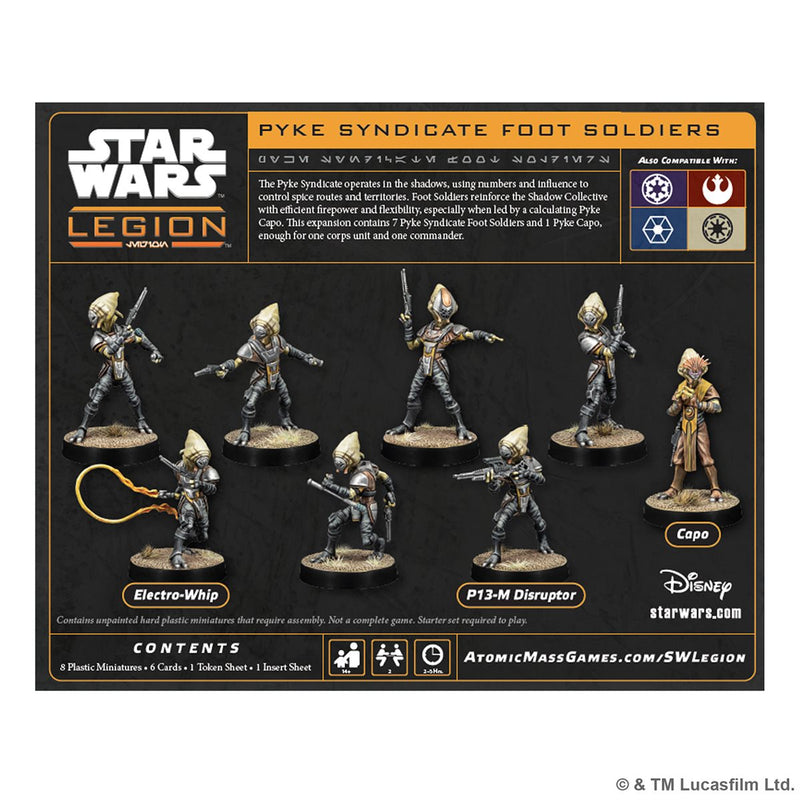 SWQ70 Star Wars: Legion: Pyke Syndicate Foot Soldiers