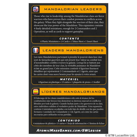 Star Wars Legion: Mandalorian Leaders