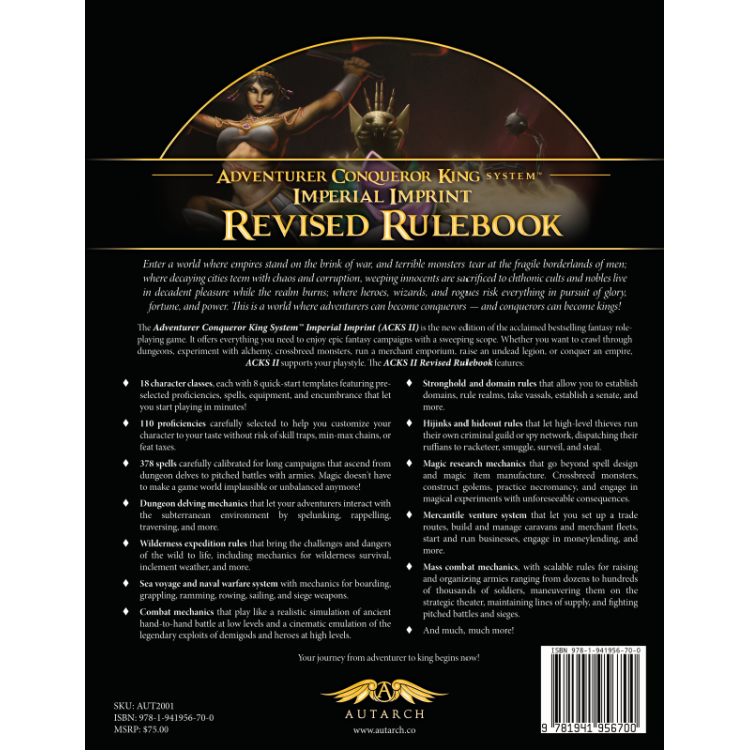 RPG ACKS II Revised Rulebook
