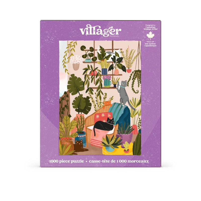 Villager Puzzle 1000 Piece Balcony Cats