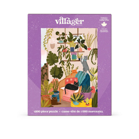 Villager Puzzle 1000 Piece Balcony Cats