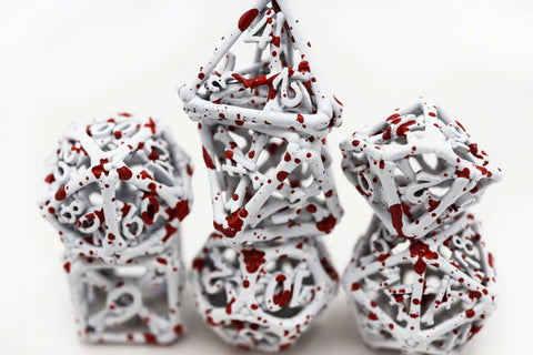 Blood Bones - Hollow RPG Metal Dice Set